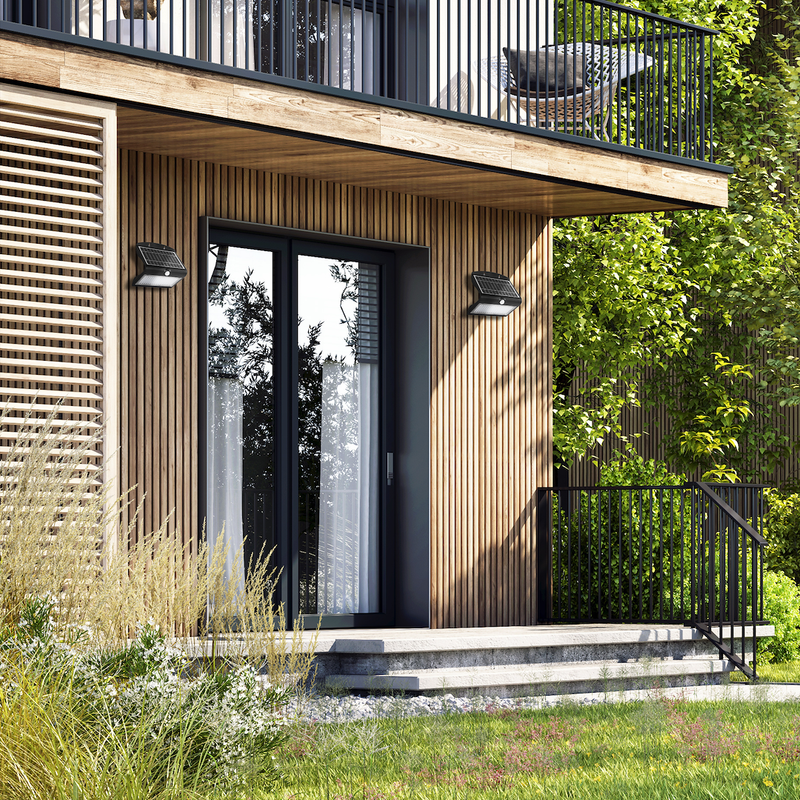 Eko-Light Solar Lamp outdoor wall light H 22cm