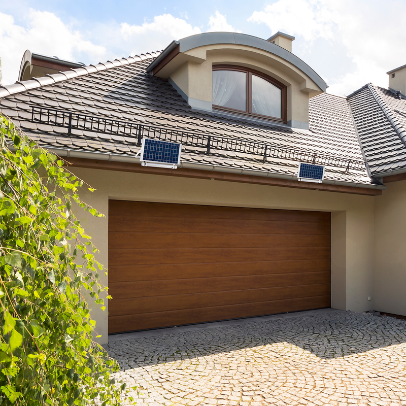 Eko-Light Solar Lamp outdoor wall light H 5.5cm