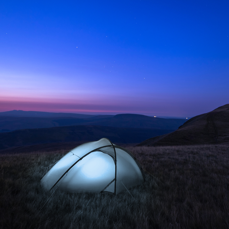 Eko-Light Solar Lamp outdoor wall light H 5.5cm