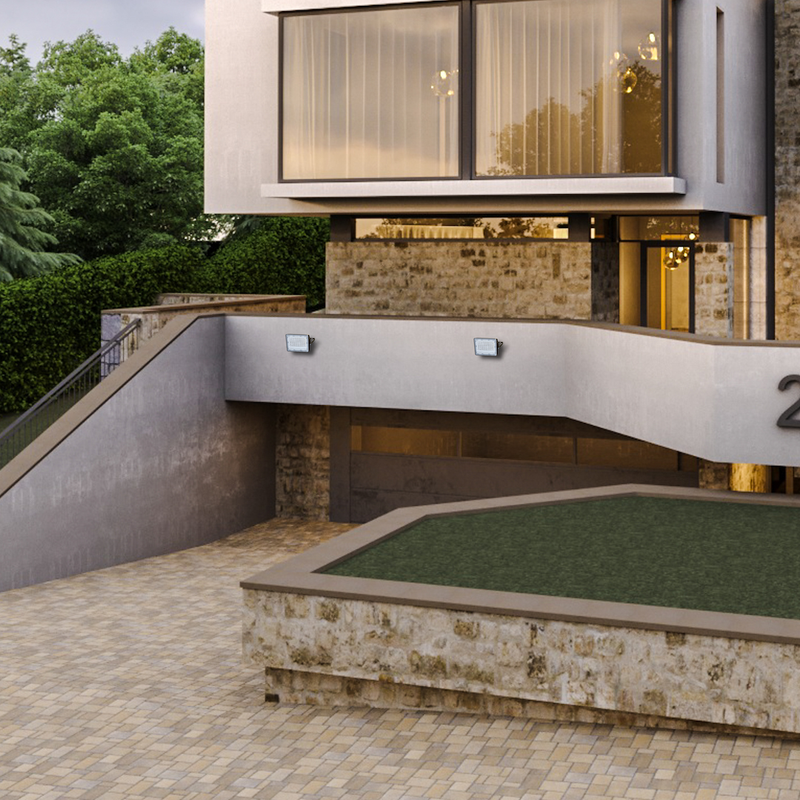 Eko-Light Solar Lamp outdoor wall light H 6cm