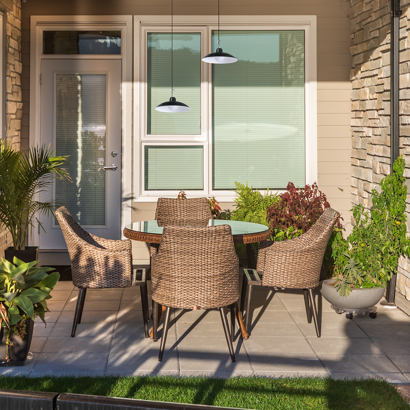 Eko-Light Solar Lamp outdoor wall light H 6cm