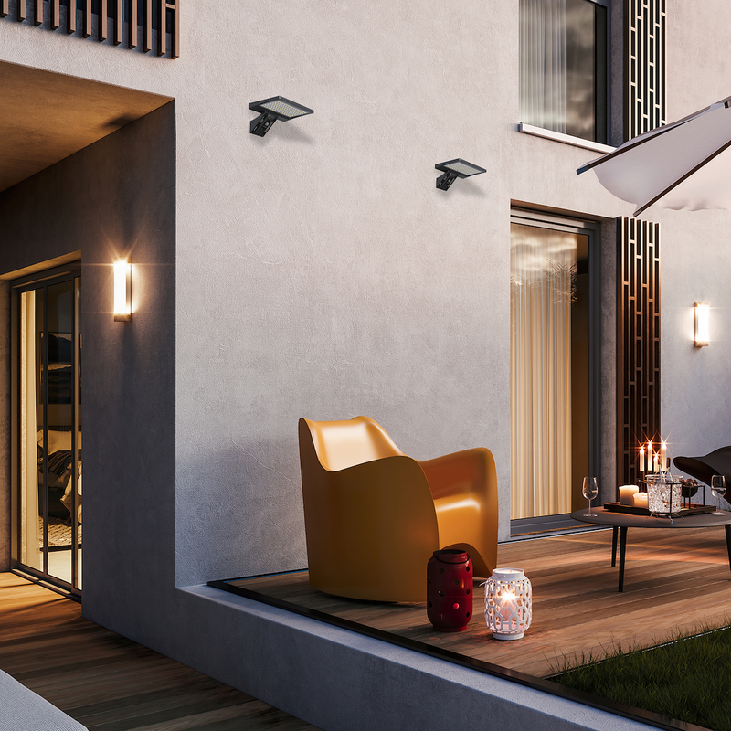 Eko-Light Solar Lamp outdoor wall light H 9.8cm