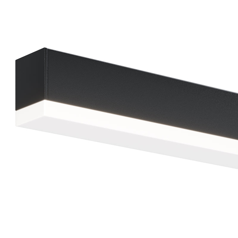 Maytoni Fichte 1L Bilderwandleuchte, schwarze LED H 5cm