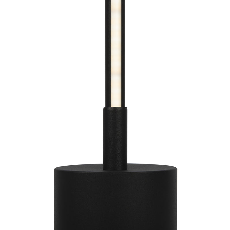 Maytoni Flow 1L floor lamp, black LED D 1.6cm