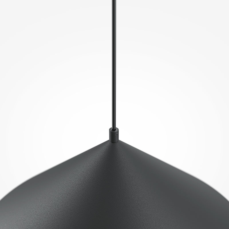 Maytoni Basic colors 1L pendant lamp, black E27 D 35cm