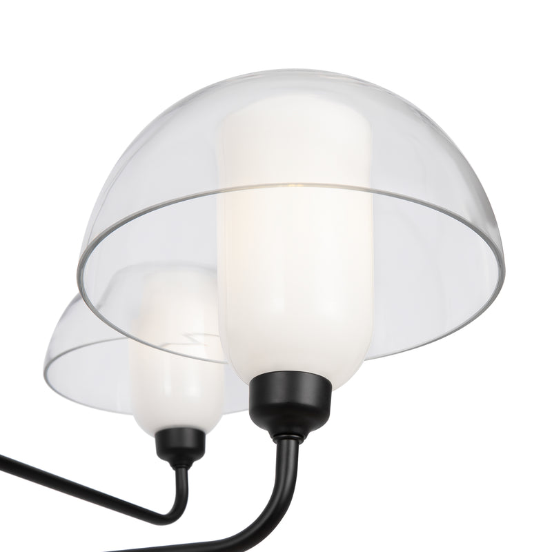 Lampadario Maytoni Memory 4L, nero E14 H 77,5 cm