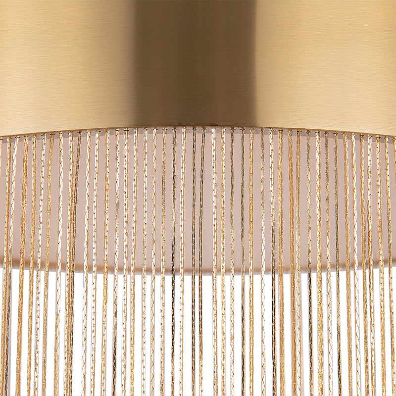 Maytoni Imaginary 1L flush mount ceiling lamp, gold LED D 35cm