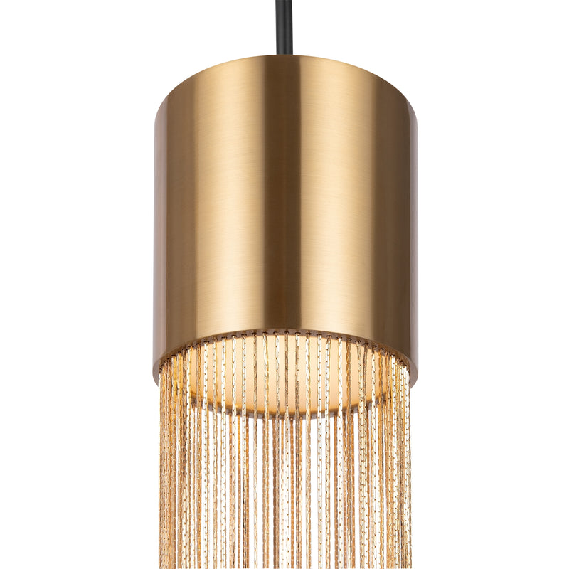 Maytoni Imaginary 1L pendant lamp, gold LED D 8cm