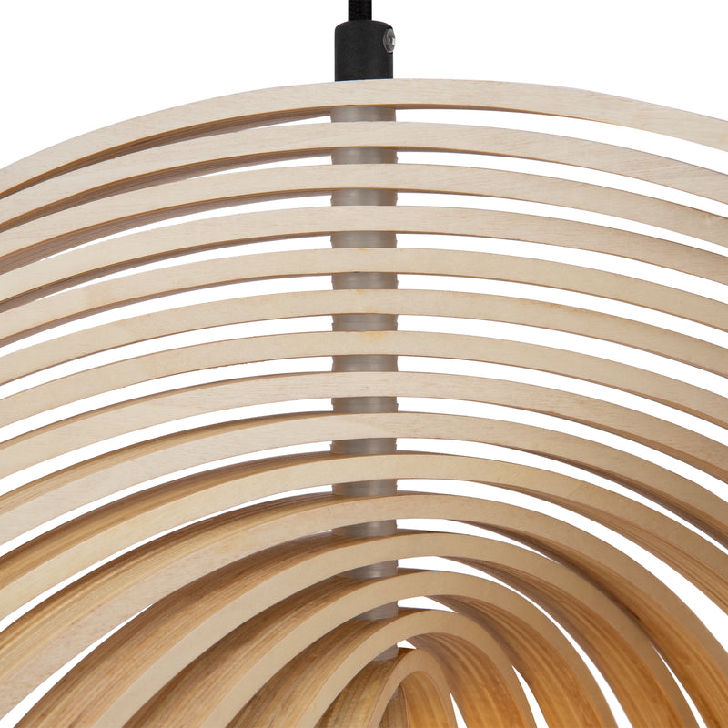 Maytoni Roots 1L pendant lamp, black E27 D 60cm