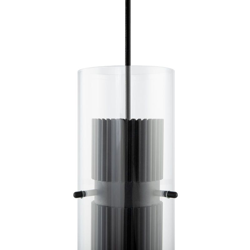 Maytoni Dynamics 1L pendant lamp, black GU10 D 8cm