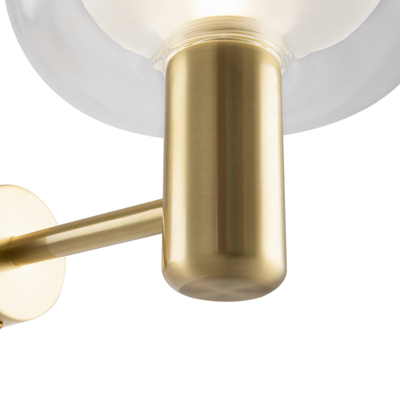 Maytoni Vision 1L wall sconce lamp, gold E14 D 18cm