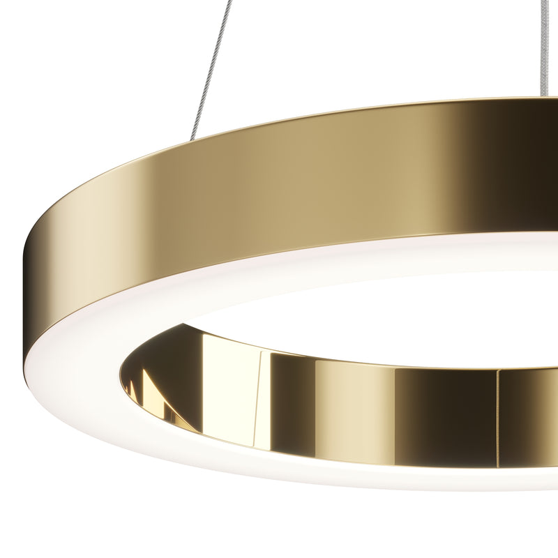 Maytoni Saturno 1L Pendelleuchte, Messing LED D 40cm