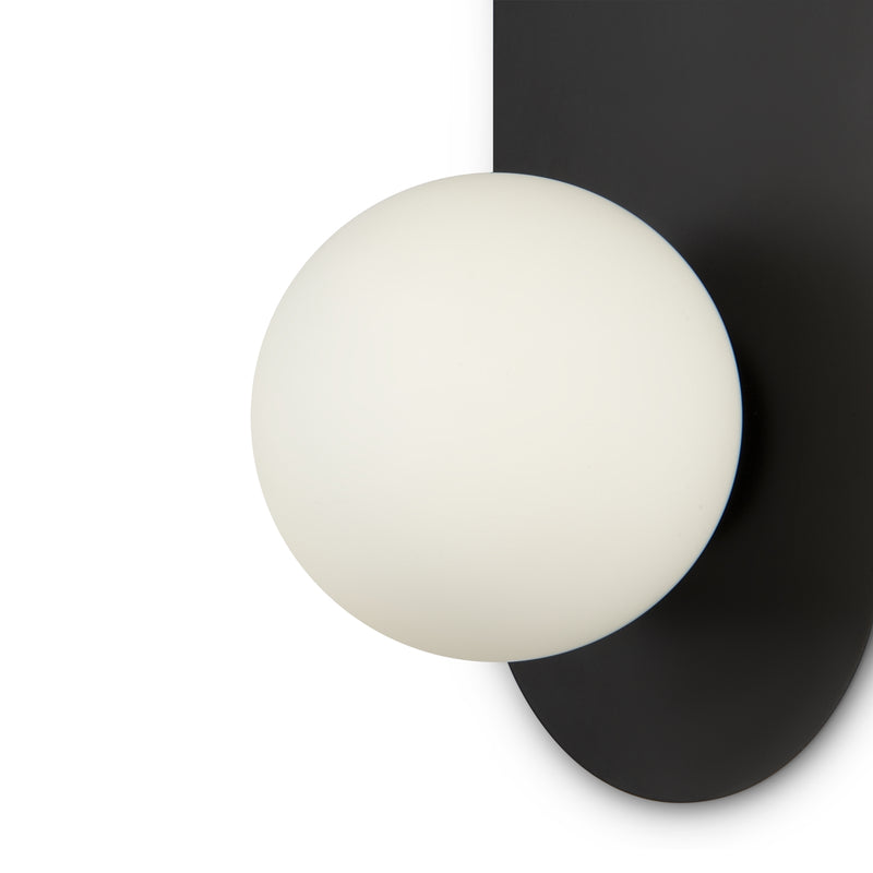 Maytoni Bao 1L accent wall lamp, black G9 D 10cm