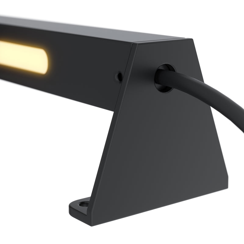 Maytoni Edge 1L outdoor street light led, black LED H 5.9cm