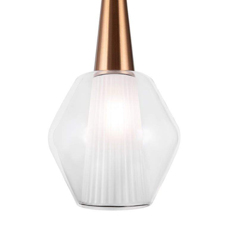 Maytoni Copita 1L hanglamp, goud E14 D 15cm