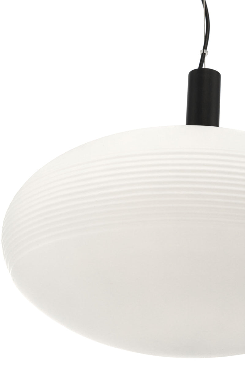 Maytoni Perlas 1L pendant lamp, black E27 D 43cm