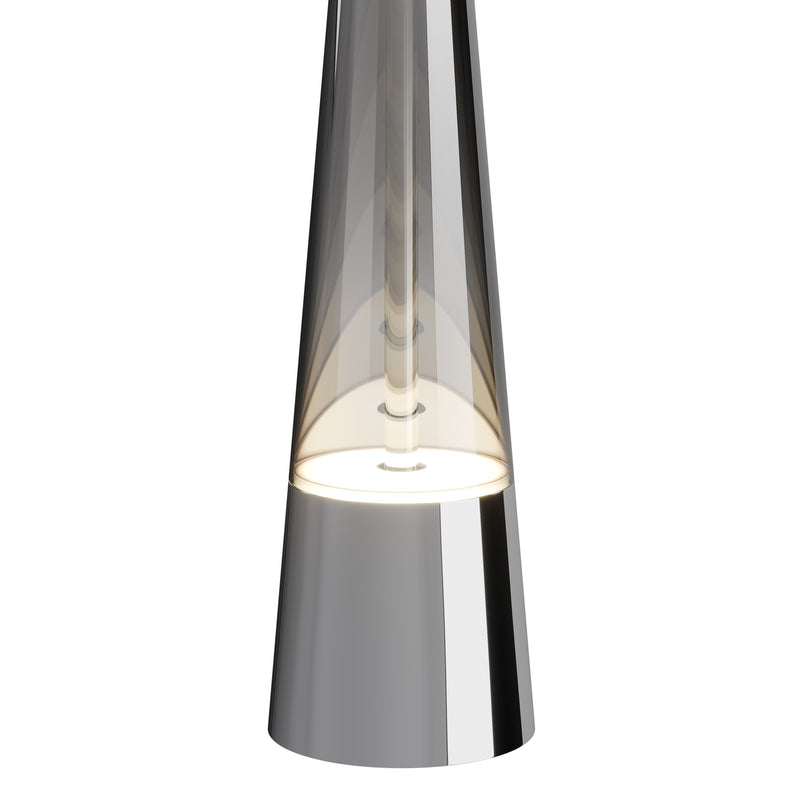 Maytoni Sintesi 1L pendant lamp, chrome LED D 8cm