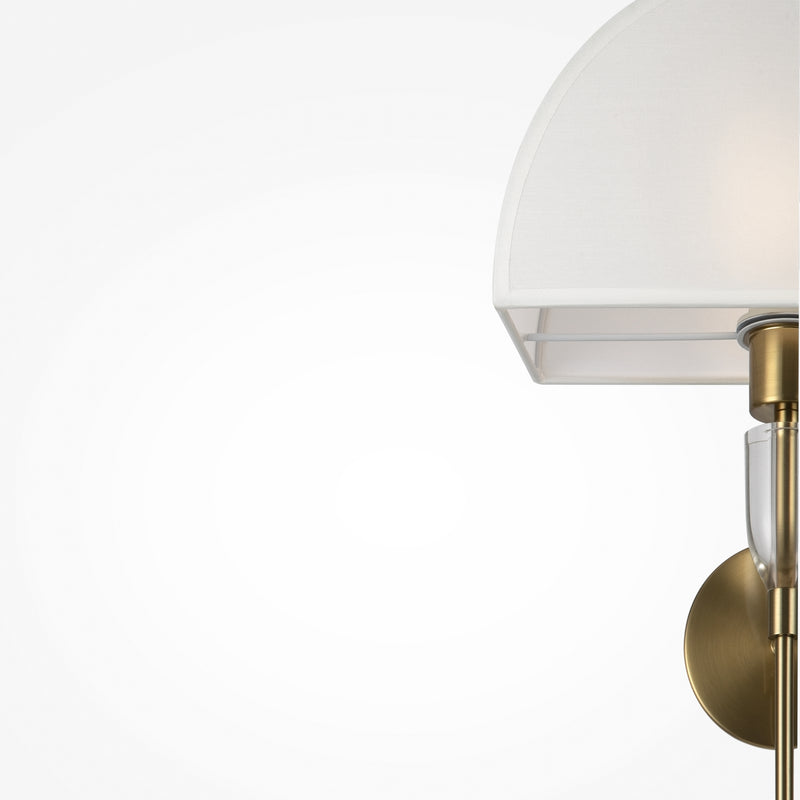 Maytoni Prima 1L wall sconce lamp, brass E27 H 45cm