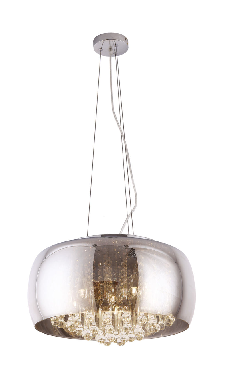 Maxlight Moonlight 6L pendant lamp chrome, D 50cm