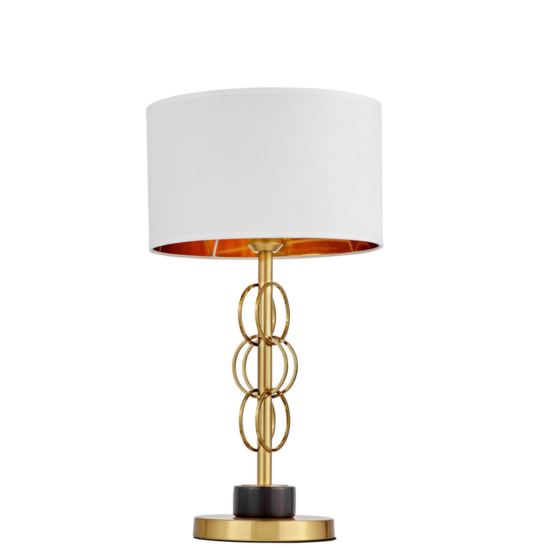 Lumina Deco Azzaria 1L table lamp E27, H 56cm