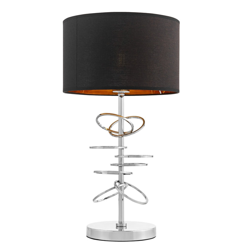 Lumina Deco Milari 1L table lamp E27, H 56cm