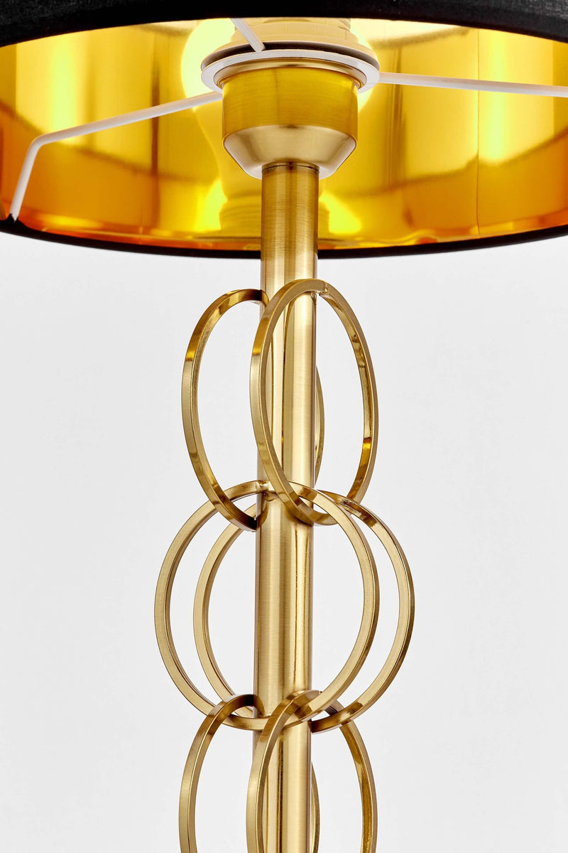 Lumina Deco Azzaria 1L table lamp E27, H 56cm