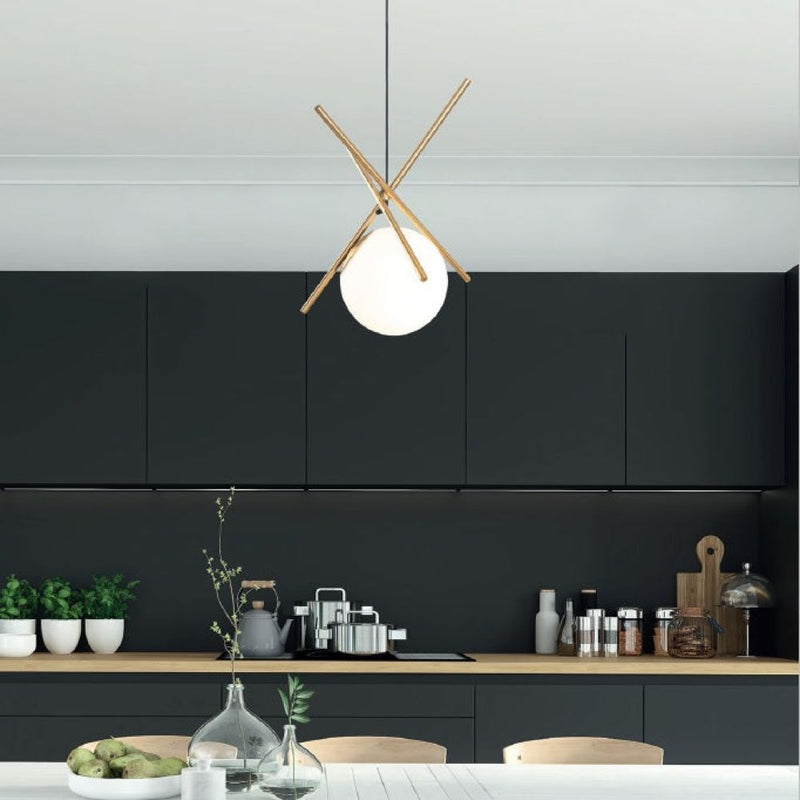 Maxlight Xena 1L pendant lamp, D 35cm