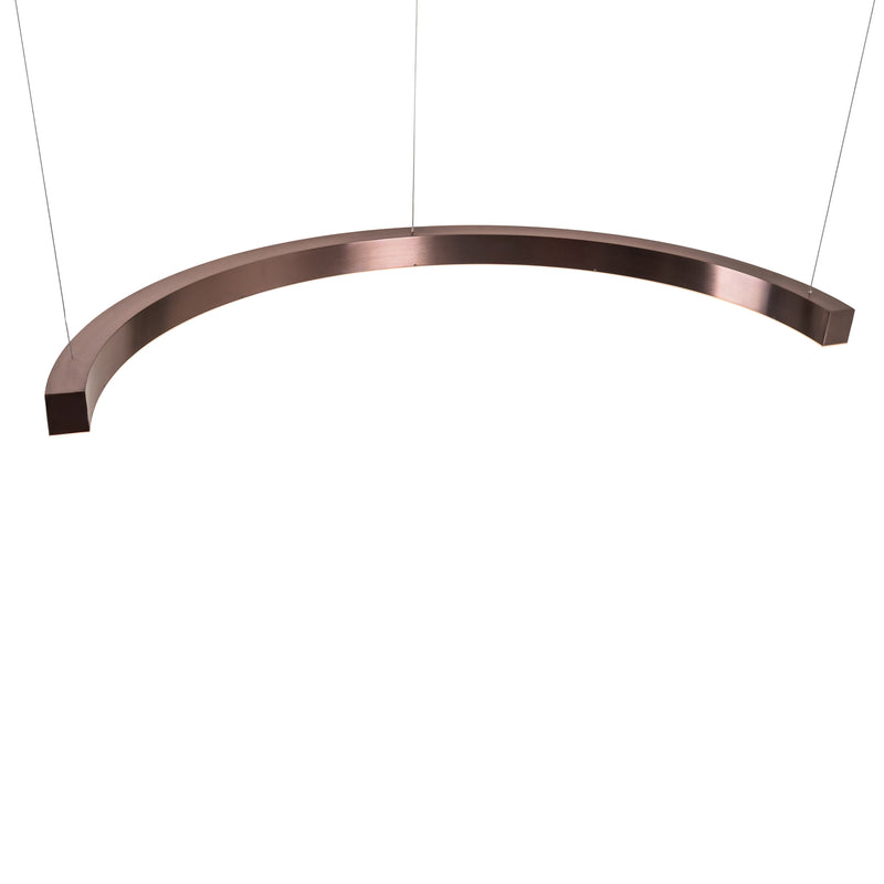 Maxlight Lotus 1L pendant lamp LED, brushed bronze, D 41.6cm