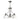 Chandelier Hinkley (HK-BOLLA3) Bolla glass, mild steel E27 3L