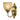 Wall sconce Hinkley (HK-ISABELLA1-BATH) Isabella solid brass, marbel etched amber glass G9