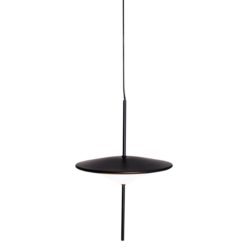 Maxlight Cone I 1L pendant lamp black LED, D 17.5cm