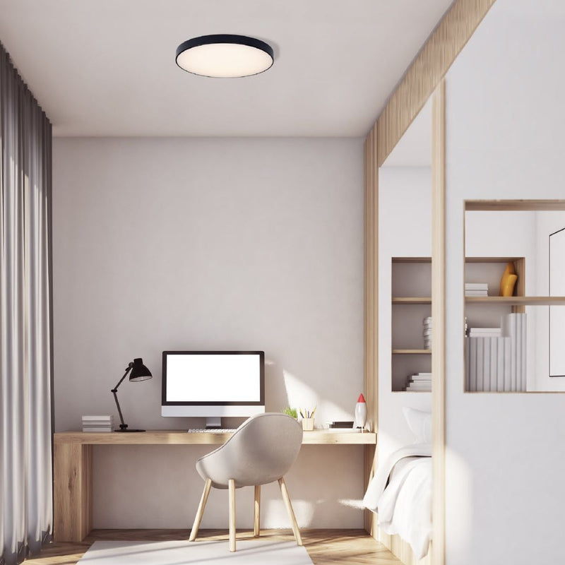 Lampada da soffitto da incasso Maxlight Hard 1L LED nera