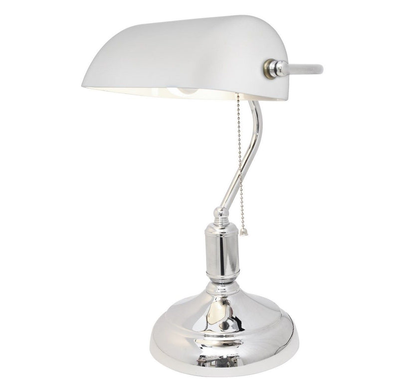 Lumina Deco Banker 1L table lamp E27, H 38cm