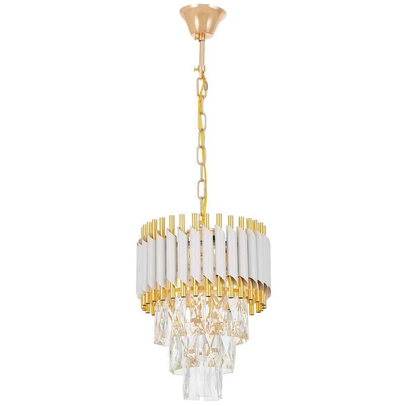 Lumina Deco Mazini 2L chandelier E14, D 25cm