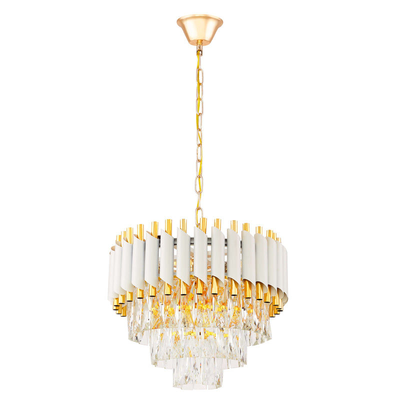 Lumina Deco Mazini 6L chandelier E14, D 40cm