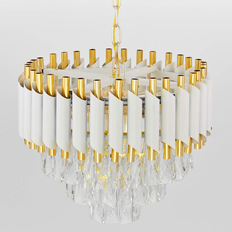 Lumina Deco Mazini 6L chandelier E14, D 40cm