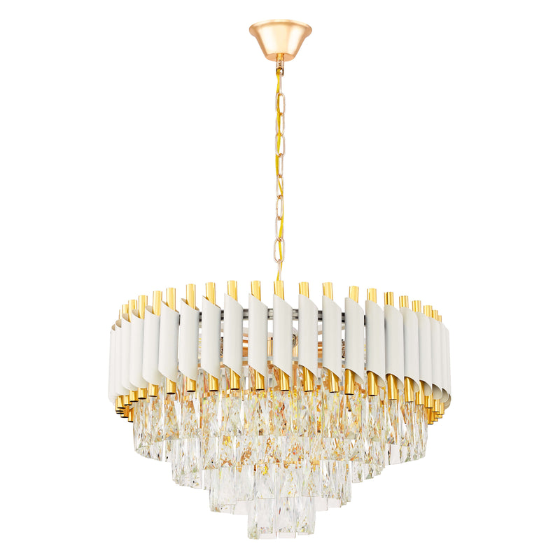 Lumina Deco Mazini 9L chandelier E14, D 55cm