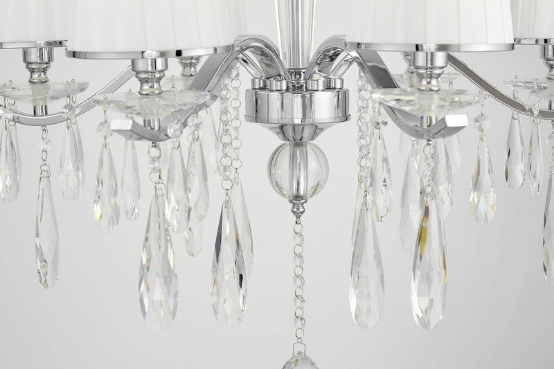 Lumina Deco Alessia 6L chandelier E14, D 66cm