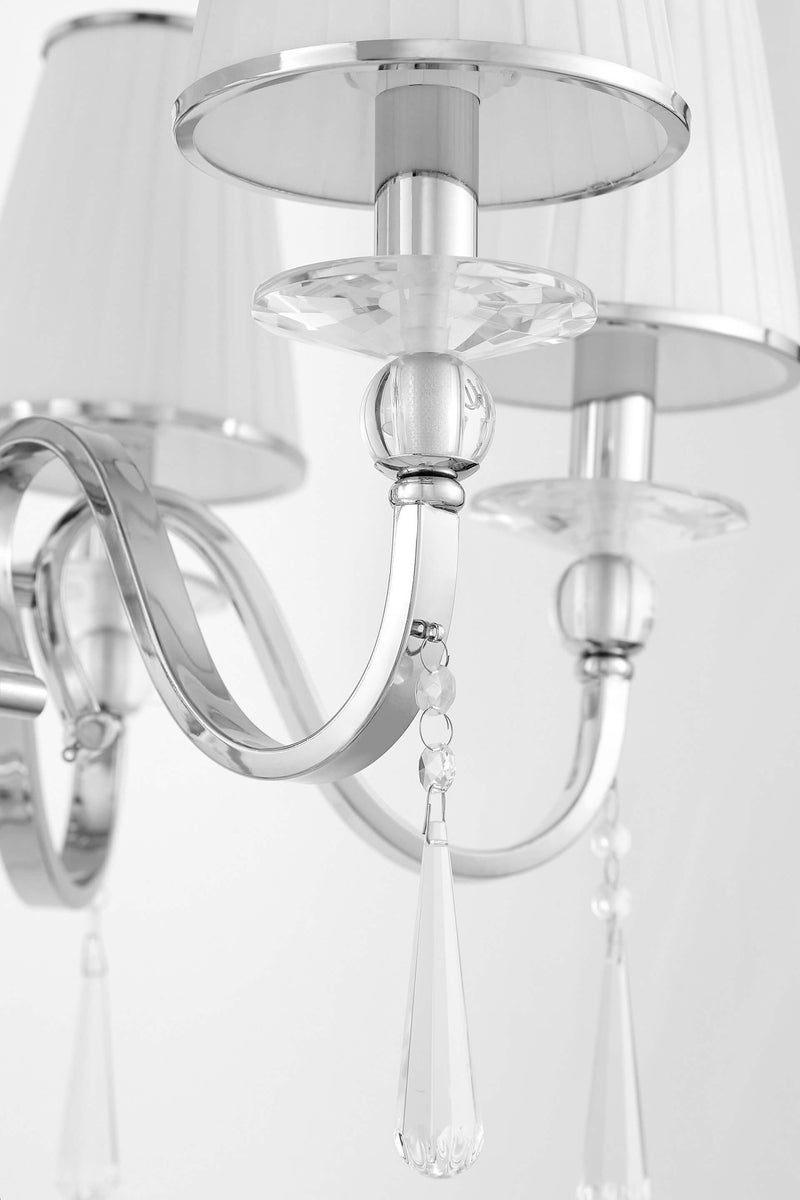 Lumina Deco Federrica 4L chandelier E14, D 55cm