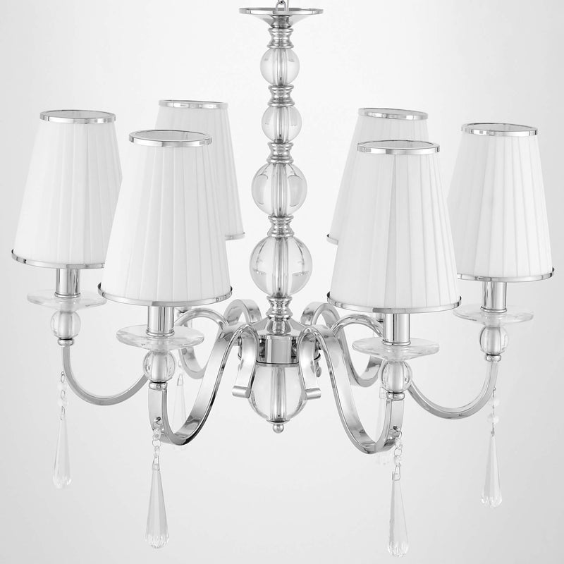 Lumina Deco Federrica 6L chandelier E14, D 66cm