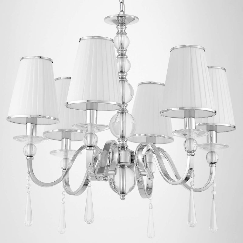 Lumina Deco Federrica 6L chandelier E14, D 66cm