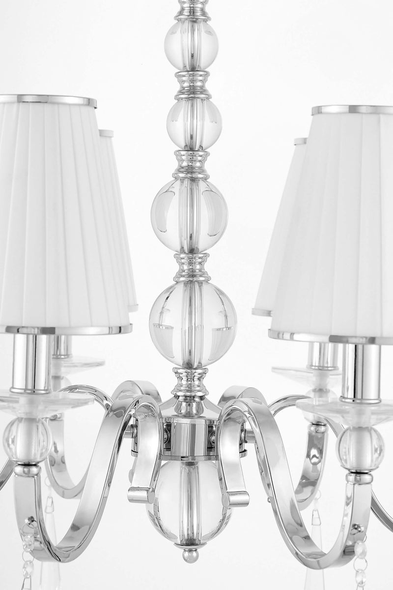 Lumina Deco Federrica 6L chandelier E14, D 66cm