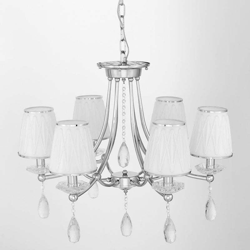 Lumina Deco Domini 6L chandelier E14, D 72cm