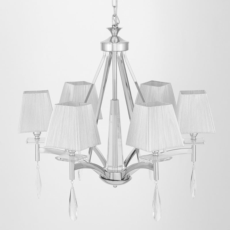 Lumina Deco Valentina 6L chandelier E14, D 70cm