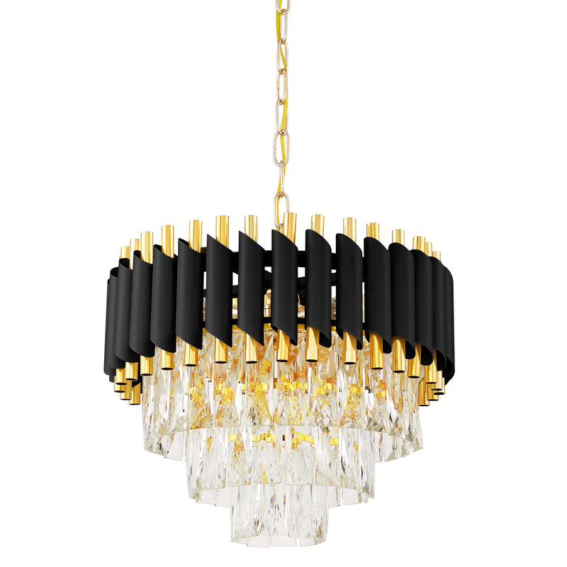 Lumina Deco Mazini 6L chandelier E14, D 40cm