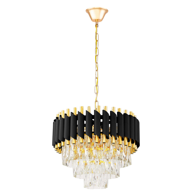 Lumina Deco Mazini 6L chandelier E14, D 40cm