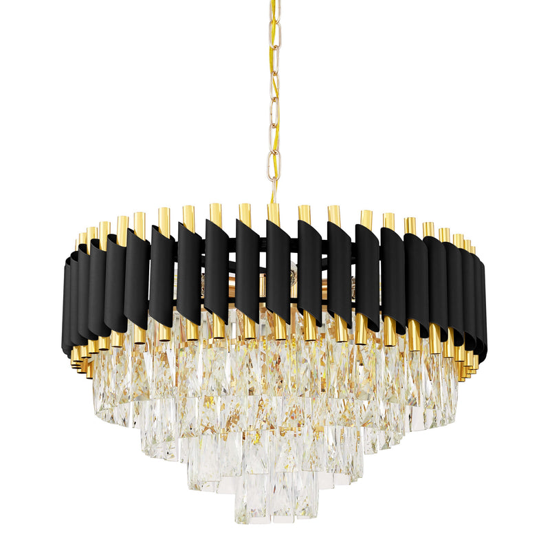 Lumina Deco Mazini 9L chandelier E14, D 55cm