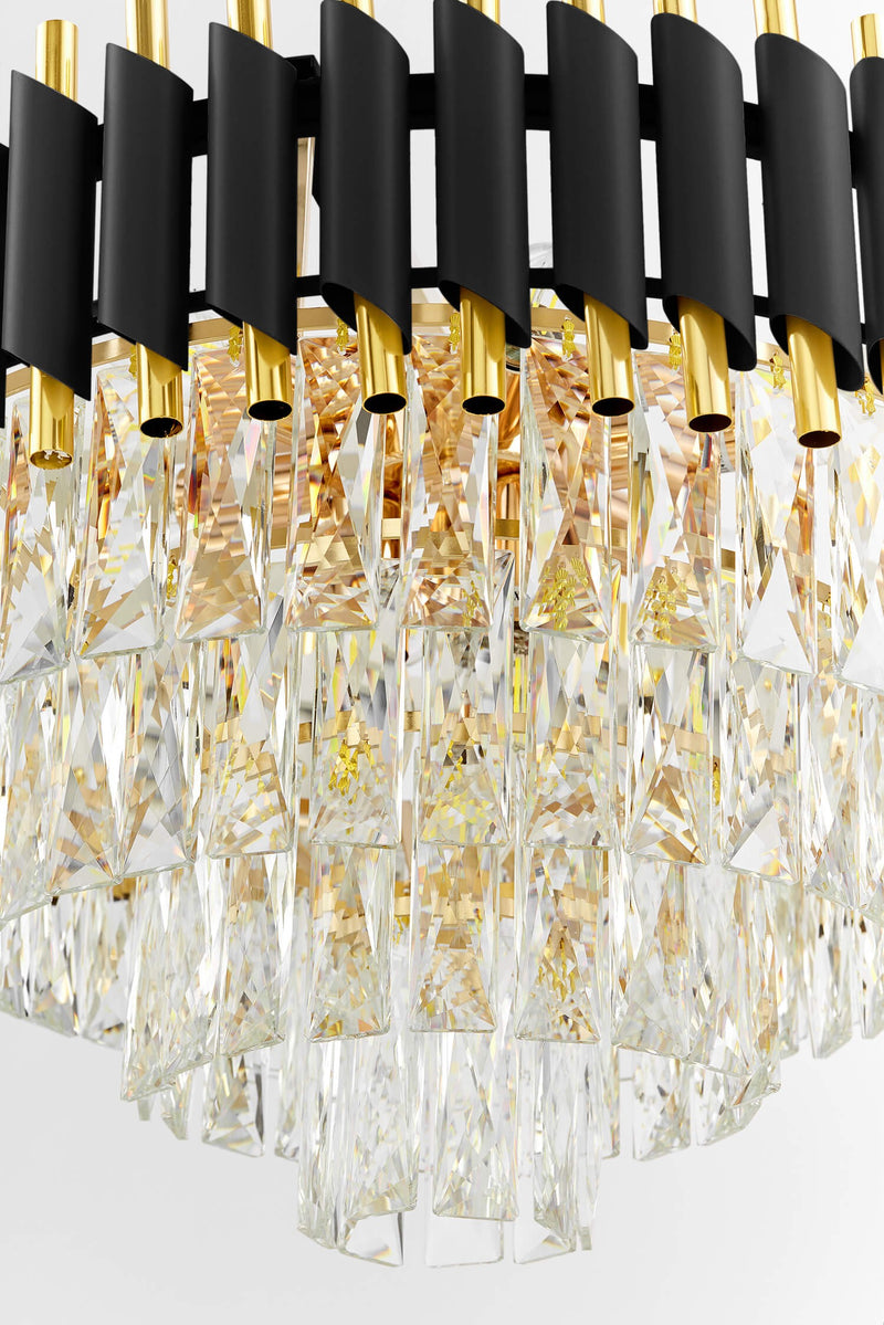 Lumina Deco Mazini 9L chandelier E14, D 55cm