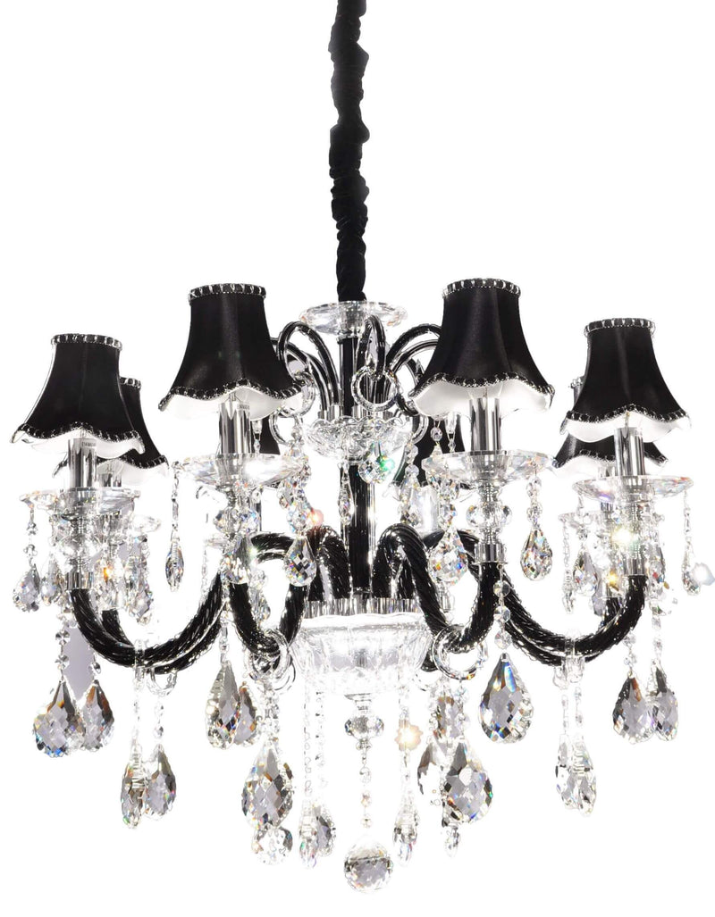 Lumina Deco Denica 8L chandelier E14, D 80cm