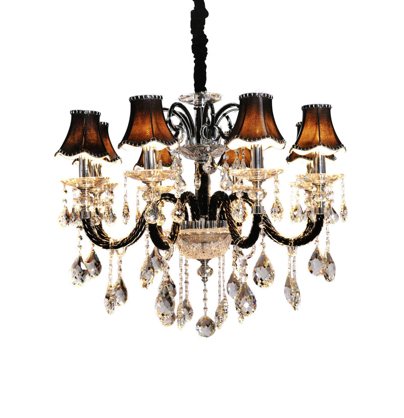 Lumina Deco Denica 8L chandelier E14, D 80cm